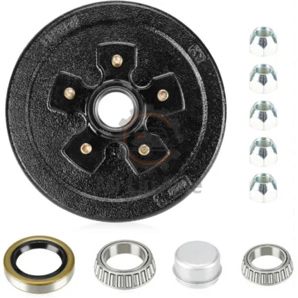 3500 lbs trailer brake drum top view