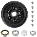 5200 Kit de tambor de freno de remolque lbs con todos los accesorios vista superior