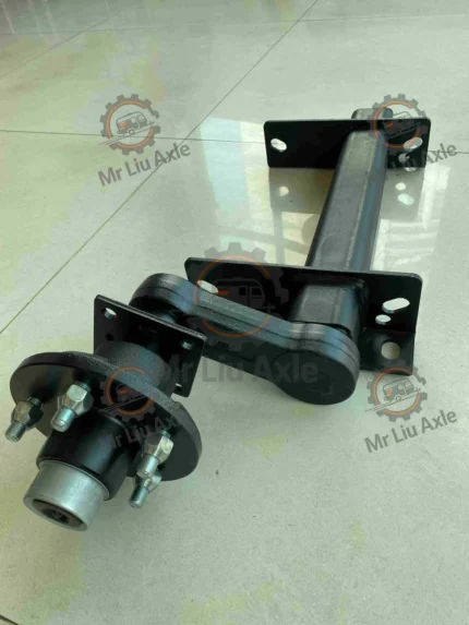 3500lbs unbrake half torsion axle side view