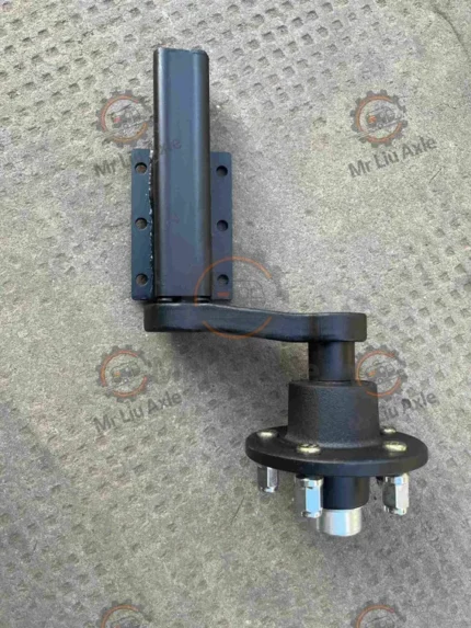 350KG unbrake half torsion axle top view