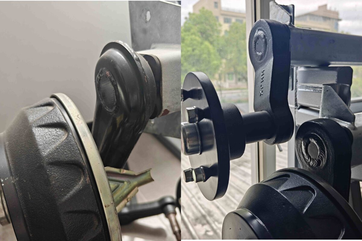 Forged vs. Stamped + Welded Torsion Arms