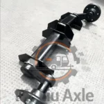1800KG Unbrake trailer half torsion axle unit suspension