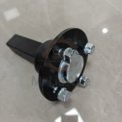 750kg knott stub axle for light duty trailer side view