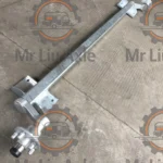 500/750/1000/1500/2000/2500 kg de eje de torsión de remolque galvanizado sin frenos
