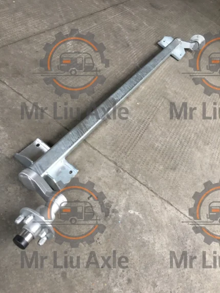 500/750/1000/1500/2000/2500 kg galvanized unbraked trailer torsion axle