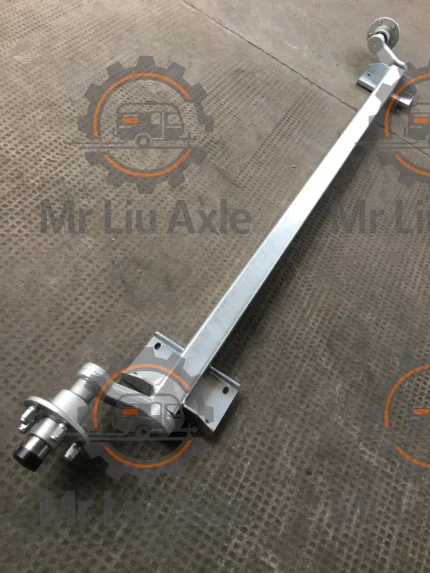 500/750/1000/1500/2000/2500 kg galvanized unbraked trailer torsion axle