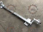 500/750/1000/1500/2000/2500 kg de eje de torsión de remolque galvanizado sin frenos