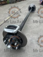 1000/1500/2000 Eje de ballesta para remolque KG con freno de disco mecánico