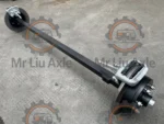 1500/2000 Eje de ballesta para remolque KG con freno de disco mecánico