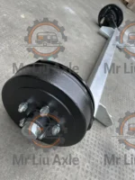 1500/2000 kg Eje de torsión australiano con freno de tambor eléctrico 06