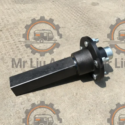 3500 lb unbraked trailer stub axle