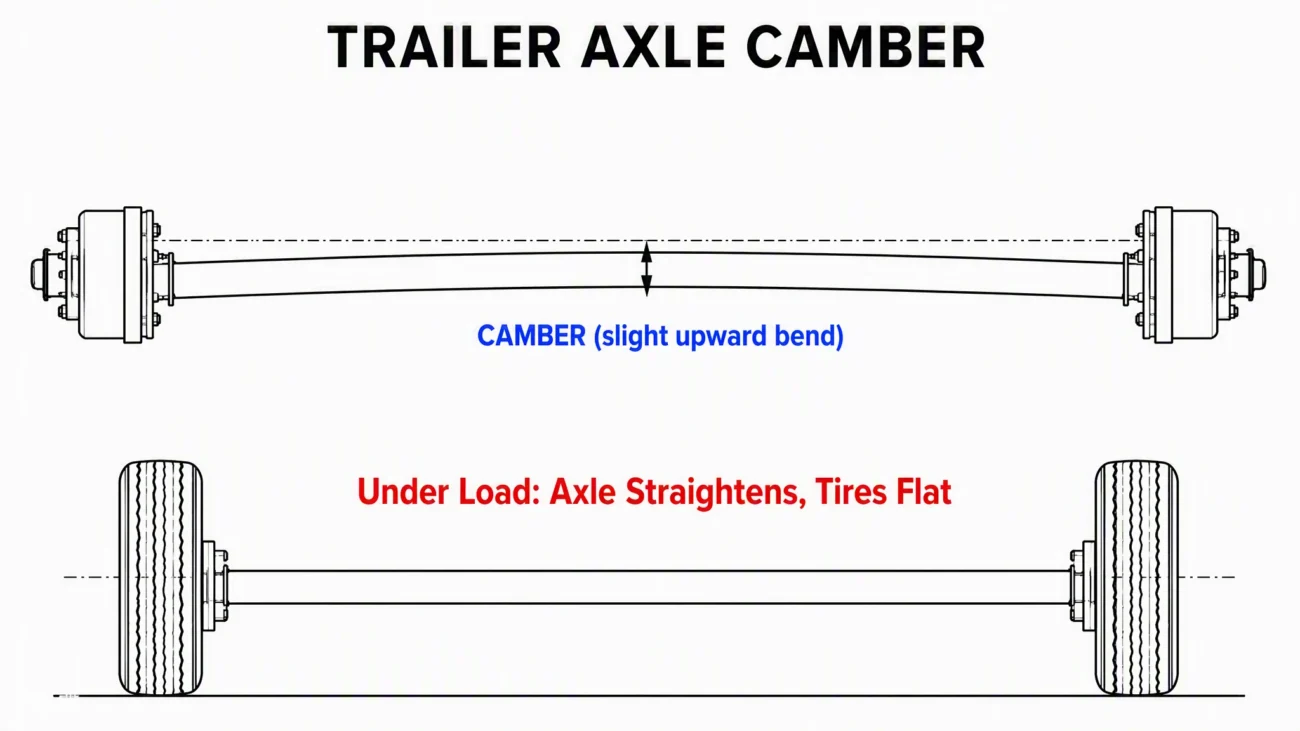 trailer axle camber